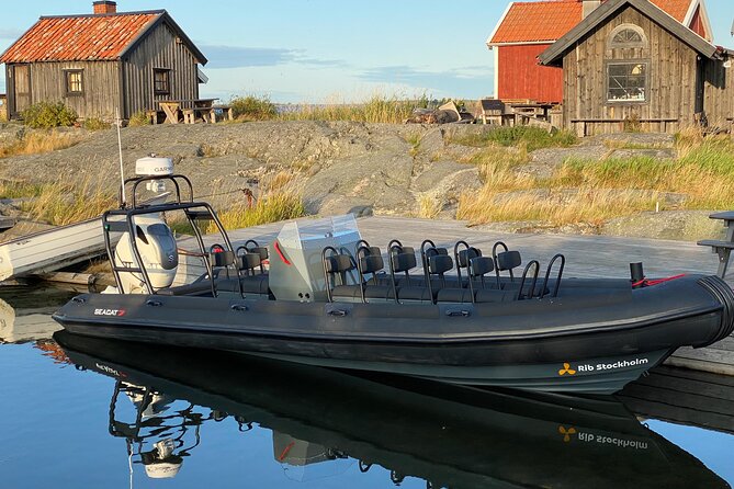 RIB Speed Boat Tour and Archipelago Island Visit (4,5h) - RIB speed from Stockholm: meeting point and what the ride feels like