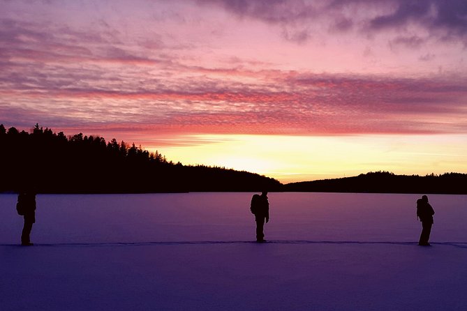 Snowshoe Winter Hike from Stockholm - What happens at the start: base camp gear check and a quick skills lesson