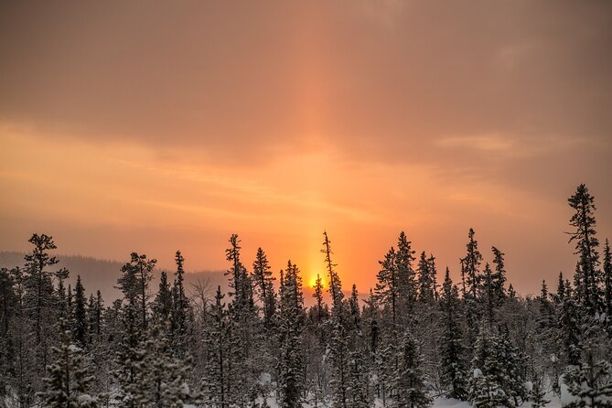 Snowshoe Winter Hike from Stockholm - Frozen lakes and the campfire lunch moment