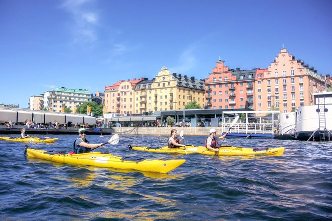 Stockholm City Kayak Tour - What You Learn from Guides Like Misael, Ellie, Oline, Matej, and Eike