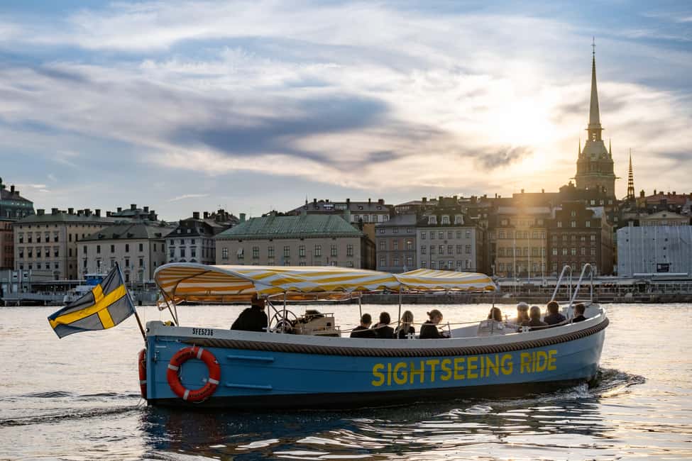 Stockholm: Guided City Sightseeing Open Electric Boat Tour - Who should book this electric cruise (and who might skip it)