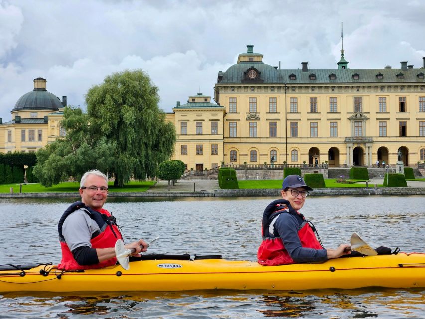 Stockholm: Guided Kayak Tour to Drottningholm Royal Palace - Your guided paddle blocks: what each kayaking stretch feels like
