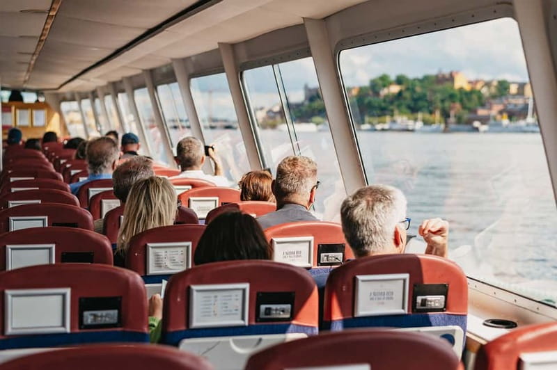 Stockholm: Highlights Boat Tour - Getting the most from the “under bridges” moments