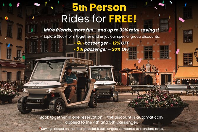 Stockholm Highlights: Private Golf Cart Tour - Why this Stockholm electric cart tour is such a smart move