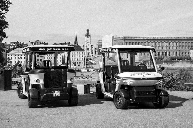 Stockholm Highlights: Private Golf Cart Tour - Stop 1: Gamla Stan and Riddarholmen—Royal Palace angles without the hassle