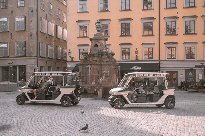 Stockholm Highlights: Private Golf Cart Tour - Monteliusvägen and Fjällgatan: quick stops that matter most for photos