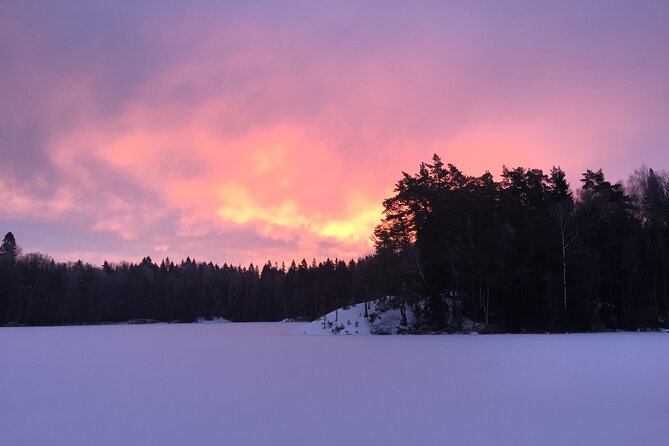 Stockholm: Nature Reserve Hiking Tour with Campfire Lunch - The itinerary in plain English: two hikes, one meal break