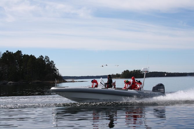 Stockholm RIB Speed Boat Tour - Leaving central Stockholm: Nationalmuseum area views and the first real acceleration