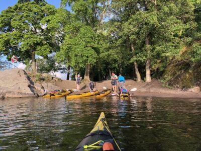 Stockholm: Self Guided Kayak Adventure - Getting to the Klara sjö dock near Barnhusbron