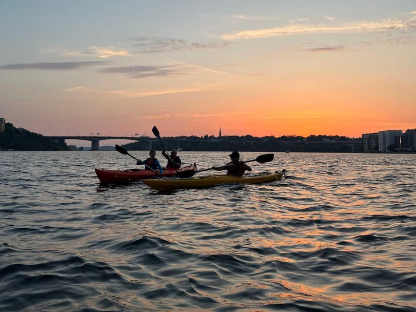 Stockholm: Sunset Kayak Tour in the City + Swedish Fika - Tandem Kayaks First: Stability, Control, and the Ease Factor