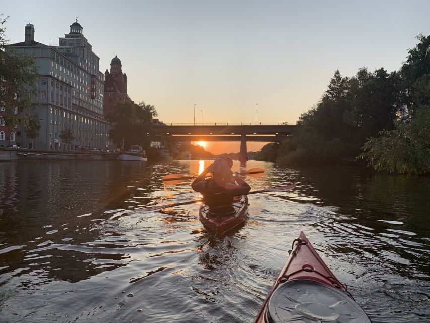 Stockholm: Sunset Kayak Tour in the City + Swedish Fika - Where You Start: Kungsholmen Meet-Up and the Shipping Container Clue