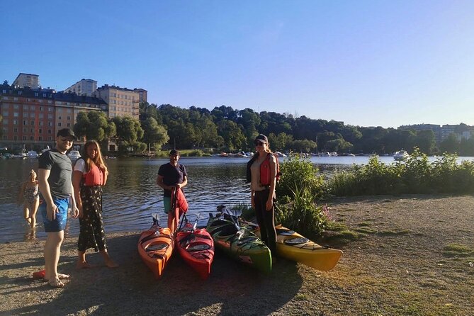Sunset Kayak Tour in Central Stockholm and Swedish Fika - Meeting at LEK MER and getting set up right